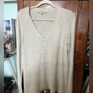 Loft V Neck Long Sleeve Sweater Sz M